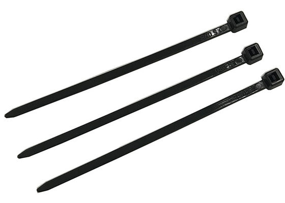 U4820L 80 मिमी काले नायलॉन केबल संबंध पीए 66 सामग्री उल प्रमाणपत्र